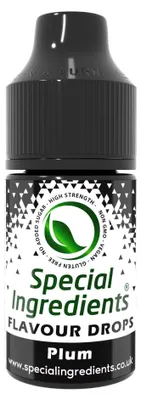 Immagine prodotto di Gocce aromatizzanti "Prugna", 30 ml, aroma alimentare ad alta concentrazione, ideale per aromatizzare prodotti da forno, piatti e bevande