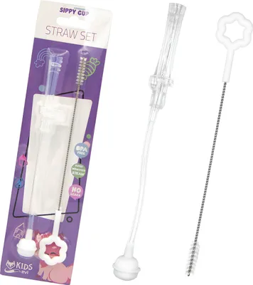 Produktbild von Wymienna słomka do EVI Sippy Cup, rurka do bidonu, kubka z czyścikiem