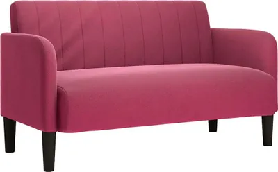 Produktbild von vidaXL Zweisitzer-Sofa Weinrot 109 cm Samt