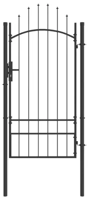 Immagine prodotto di Cancello da giardino Woerden Grigio 200 x 100 cm Acciaio
