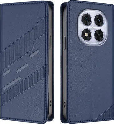 Obrázek produktu pro Pouzdro pro Xiaomi Redmi Note 14 Pro 5G/Note 14 Pro+ 5G/Poco X7,Polyuretankožené peněženkové pouzdro s přihrádkou na karty a funkcí stojánku Blau