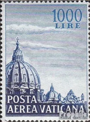 Produktbild von Briefmarken Vatikanstadt 1953 Mi 206 mit Falz Flugpost