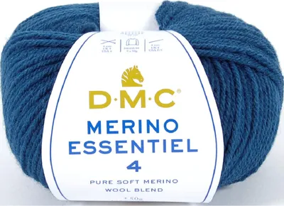 Obrázek produktu pro DMC Merino Essentiel-4 – vysoce kvalitní příze typu Aran ze 50 % merino vlny a 50 %.Polyakrylu, 8149, (barva 865)