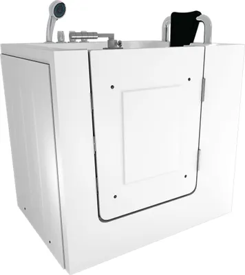 Produktbild von Sitzbadewanne Senioren Sitzwanne mit Tür S02-TH-C-R 100x78cm