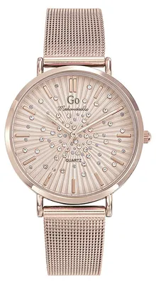 Zdjęcie produktu dla Zegarek damski Girl Only GO Mademoiselle z bransoletą ze stali nierdzewnej w kolorze różowego złota UGO695639