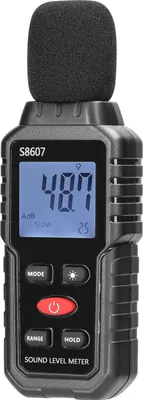 Produktbild von A-gewichteter Schallpegelmesser 30-130 dB – Mini Dezibelmessgerät mit digitaler Anzeige & Hintergrundbeleuchtung