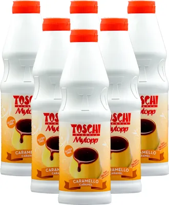 Produktbild von Dessert-Soße-KARAMELL Topping-Eis-Sauce von TOSCHI 6x 1KG
