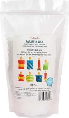 Produktbild von Paraffinwachs Granulat, 0,5 kg, für Kerzenherstellung, Tafelkerzen