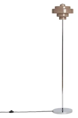 Produktbild von Stehlampe aus Metall und Glas Nova Braun ↑150 cm