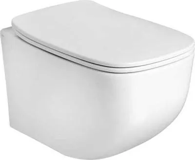 Immagine prodotto di Vaso wc sospeso Vetroceramica bianco lucido | Mozart