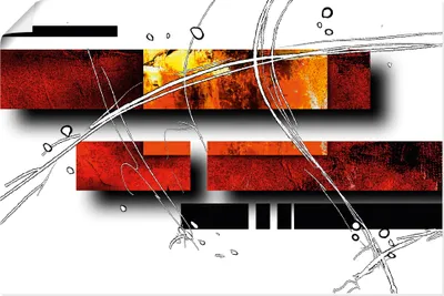 Produktbild von ARTland Poster Schöne Abstraktion XI Größe: 60x40 cm