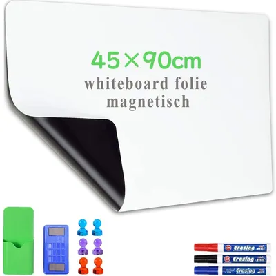 Image de Film magnétique pour tableau blanc - 45x90 cm, adhésif