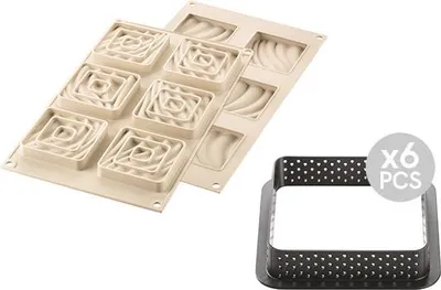 Obrázek produktu pro Silikonová forma na pečení 3D Mini Tarte Sand