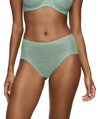 Productafbeelding van Triumph Signature Sheer, Ondergoed, Stringbroek met hoge taille, Volwassenen, Dames, Turquoise, Hoge taille