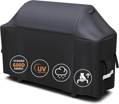 Immagine prodotto di Copertura per barbecue a gas a 3 fuochi, resistente, impermeabile, 121x17x106 cm