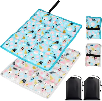 Produktbild von Outdoor Sitzkissen 2-Pack, 35 x 45 cm, Wasserdicht, Faltbar, Für Camping