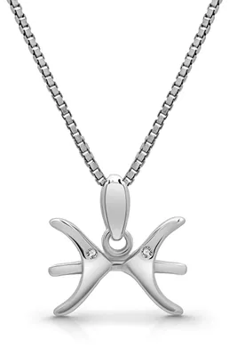 Produktbild von AMITSCHI® Sternzeichen-Kette aus 925 Sterling Silber - [verstellbare Sternzeiche