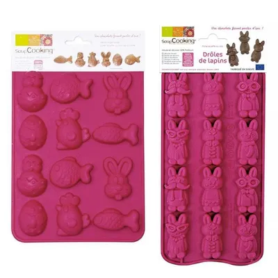 Produktbild von Schokoladenformen - Kaninchen und Ostern Pralinen