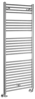 Image de Radiateur de salle de bains Aqualine ALYA, modèle droit, 450 x 1 420 mm, chromé