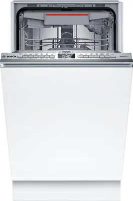 Obrázek produktu pro Bosch Serie 4 SPV4EMX25E, Plně vestavěné, Úzká (45 cm), Nerezová ocel, Knoflíky, 1,75 m, 1,65 m