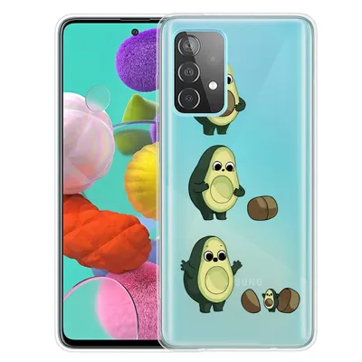Image de Coque König Design compatible avec le Samsung Galaxy A52 4G / 5G / A52s - Coque souple en plastique pour téléphone portable - Coque transparente
