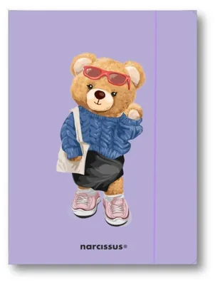 Productafbeelding van A4-map met elastiekband, Teddies Misia