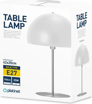 Immagine prodotto di Lampada da tavolo Platinet PTL2021W E27 25W
