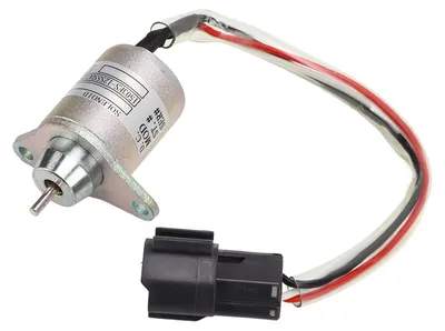 Image de Solénoïde d'arrêt 12 V CC 119233?77931 – Pièce de rechange haute performance en métal pour Hyundai