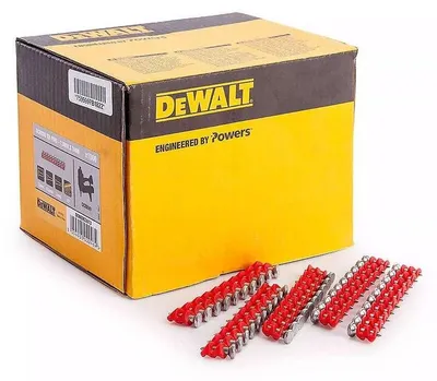 Image de Boite de 1000 clous DEWALT DCN8903013 béton dur et acier (13x3mm) pour Cloueur DEWALT DCN890