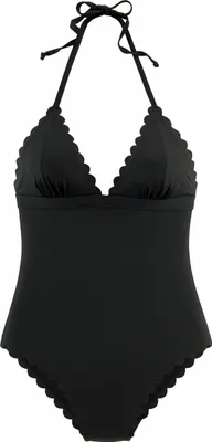 Produktbild von LASCANA Badeanzug Scallop schwarz Größe 38 Cup C/D