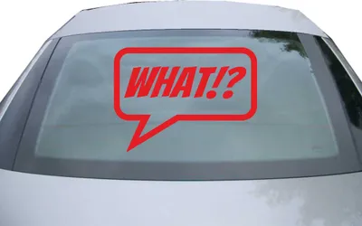Produktbild von Indigos UG - Aufkleber Heckscheibe & Motorklappe DE2205 - rot - 600x442 mm - WHAT - Auto Scheiben Fenster Heckklappe Tuning Racing JDM - Die cut
