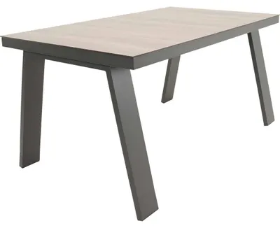 Produktbild von Lesli Living - Gartentisch Estoril - Grau - 150x90x75cm