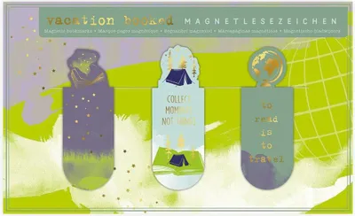 Image de Lit. Magnetlesezeichen Vacation booked