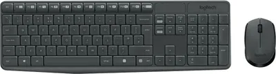 Produktbild von Logitech MK235 - Tastatur-und-Maus-Set - kabellos - 2.4 GHz - Portugiesisch