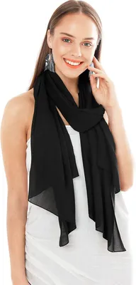 Productafbeelding van Chiffon Halsdoek Dames - Vederlicht en Zijdezacht - Onderhoudsvriendelijk