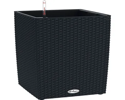 Obrázek produktu pro Sázecí nádoby LECHUZA® CUBE Cottage 30 Graphite Black All-in-One