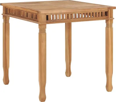 Produktbild von Garten-Esstisch aus Teakholz 80 x 80 x 80 cm