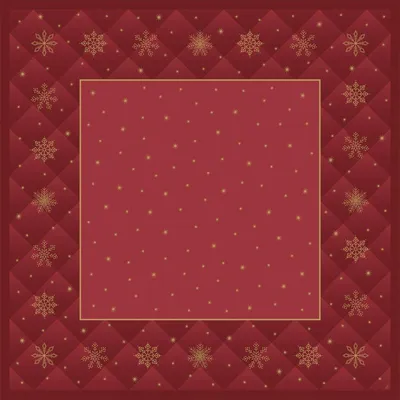 Produktbild von 100x Duni Dunicel® Mitteldecken 84 x 84 cm Rhombus Bordeaux