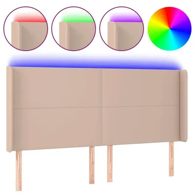 Produktbild von VidaXL 3123875, Cappuccino, Baumwolle, Polyester, Polyvinylchlorid (PVC), 1830 mm, 118 cm, 128 cm, 160 mm