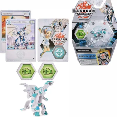 Produktbild von Spin Master International B.V. Bakugan Armored Alliance Ultra Ball Dragonoid, Transformation beim Rollen, 5 Teile, für Bakugan Duelle, Breite 16,5 x Höhe 22,5 x Tiefe 6,5 cm, ab 6 Jahren, enthält unzugängliche Magnete