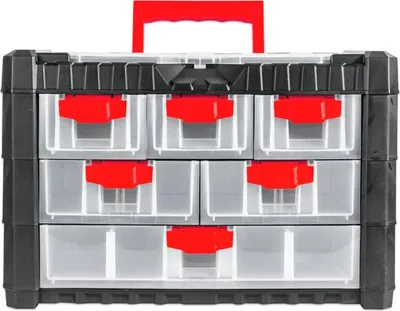 Image de Boîtes d'assortiment 400 x 200 x 260 mm avec tiroirs - Par pièce