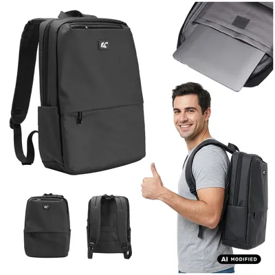 Imagen del producto de Mochila para portátil NanoRS, 15,6 pulgadas, color , 41 x 29 x 4 cm, resistente al agua, modelo RS202 B