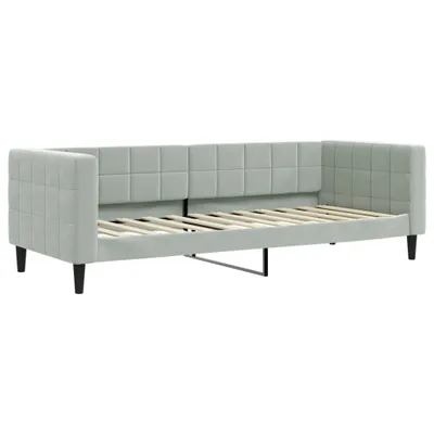Produktbild von Tagesbett Hellgrau 80x200 cm Samt