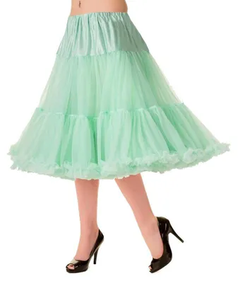 Immagine prodotto di Gonna a ruota vintage - Colore: Menta chiaro - Taglia: M/L