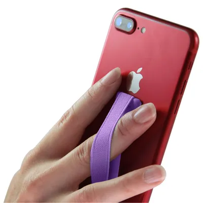 Produktbild von Universal Finger-Halterung - Lila - für Smartphones / Tablets für verbesserte Einhandbedienung