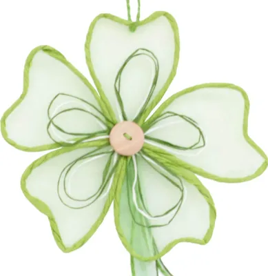 Produktbild von Deko Party Girlande Blume 100 cm  Farbe Apfel für Ostern Frühjahr und Herbst