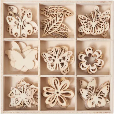 Immagine prodotto di Decorazione in legno, dimensione 28 mm, estate, 45sort.