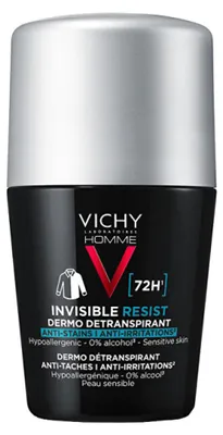 Image de Vichy Homme Déodorant à bille 72h anti-taches 50 ml