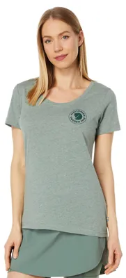 Productafbeelding van Övik 1960 Logo T-shirt voor dames (groen, "patina" kleur), maat L