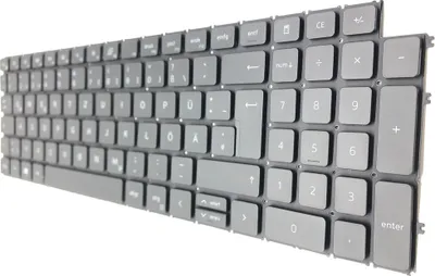 Zdjęcie produktu dla GERMAN - Czarne podświetlenie klawiatury kompatybilne z Dell Latitude 15 3520-6GPPM